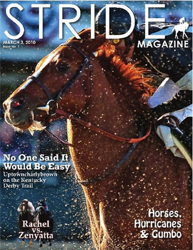 Image of Uptowncharlybrown on the cover page of Stride magazine.
